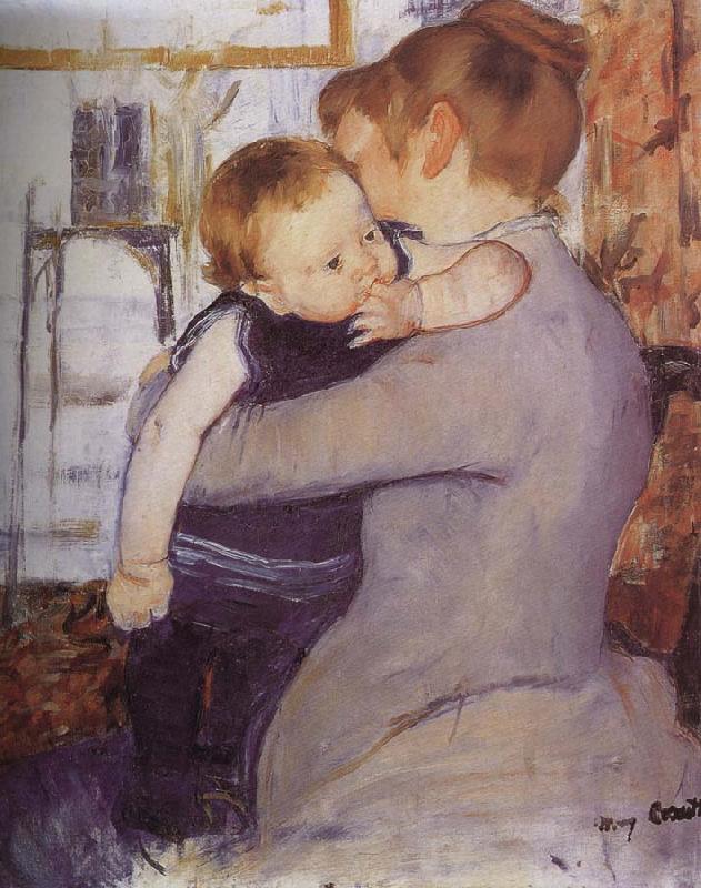 Mary Cassatt Mother and son Sweden oil painting art